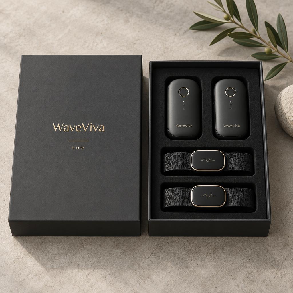 WaveViva Duo box and contents
